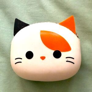 mimi POCHI Friends Three-color cat tabby cat Silicone mouth gold coin bag